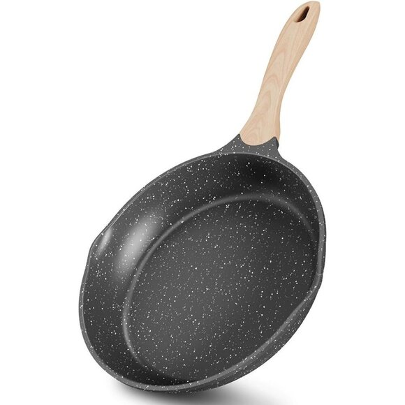 8 inch Nonstick  Frying Pan Granite Stone Coating Cookware Nonstick Omelette - Picture 1 of 8